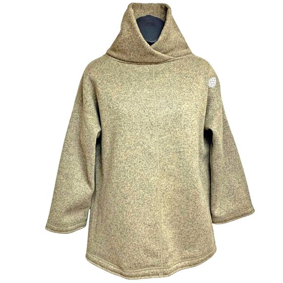 STIO Womens  Knit Shell Fleece Lined Shawl Neck‎ Pullover - Picture 1 of 9